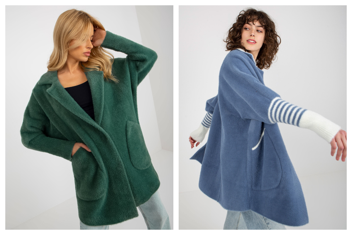 elegancki i casualowy płaszcz alpaka damski ze sklepu online